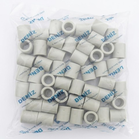 Муфта полипропиленовая 20 мм Deniz упаковка